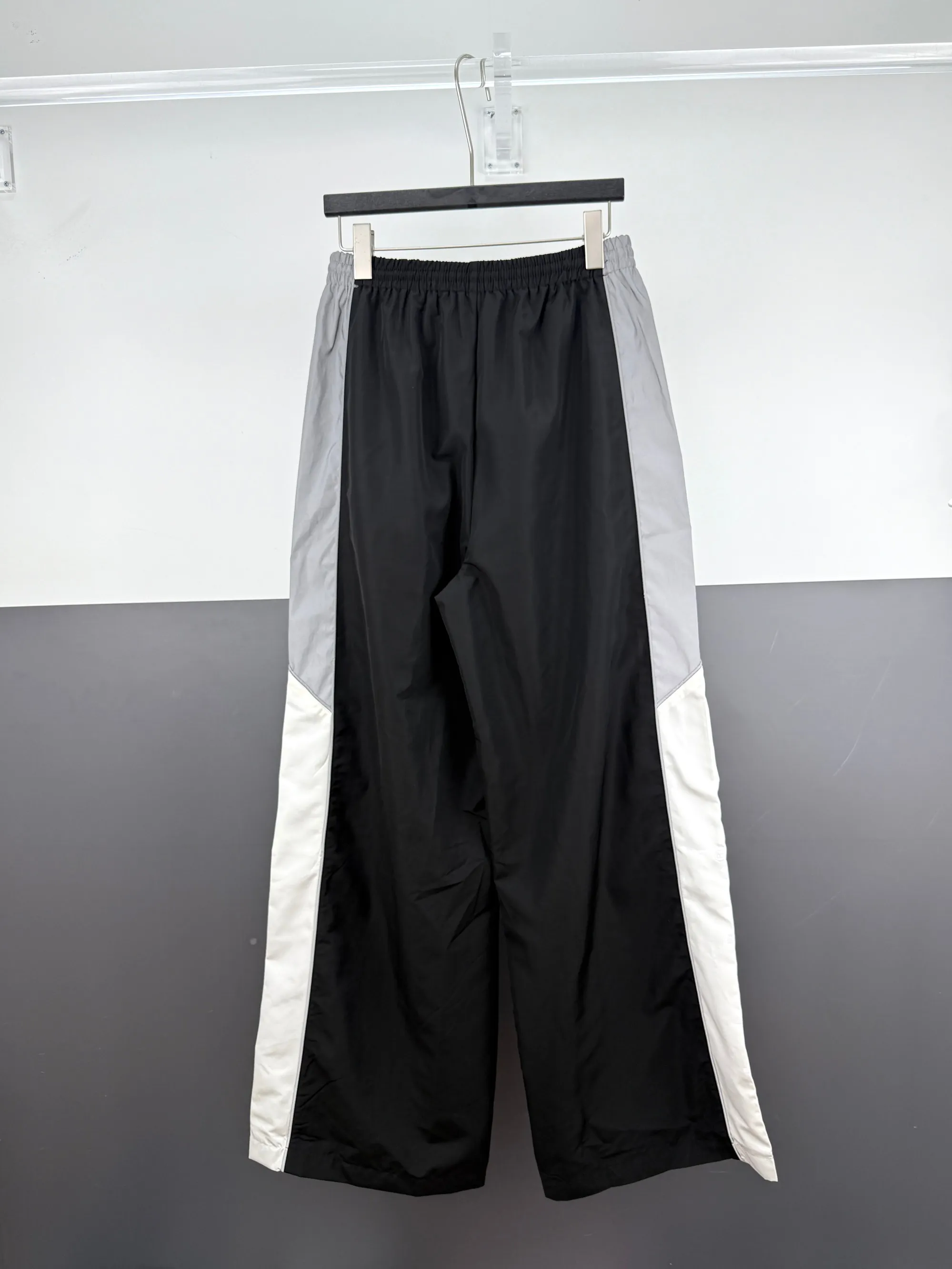 Balenciaga Paris 3M reflective print patchwork drawstring trousers XS/S/M/L